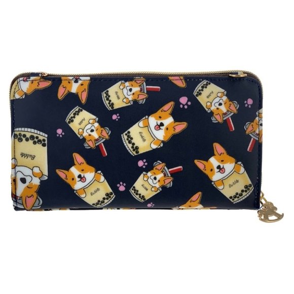 Boba Corgi Crossbody Shoulder Clutch Purse - Picture 2 of 14
